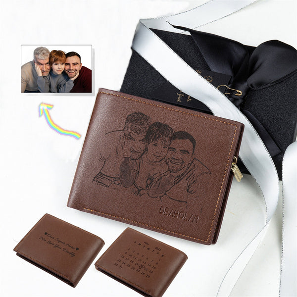 Personalized Custom Photo Mens Wallet